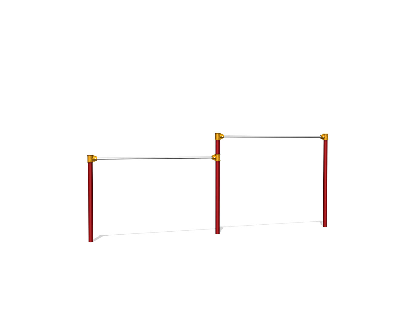 中鉄棒2連 | 取扱製品 | 内田工業株式会社