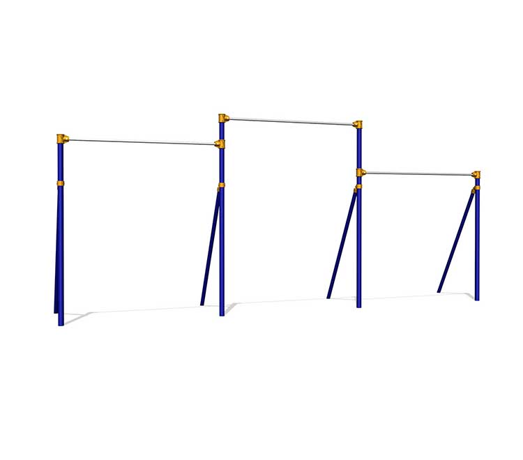 高鉄棒3連　塩害仕様