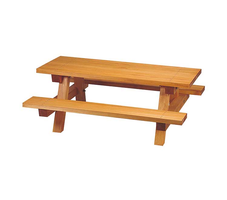 木製テーブルセット（4～6人掛け・据置タイプ）