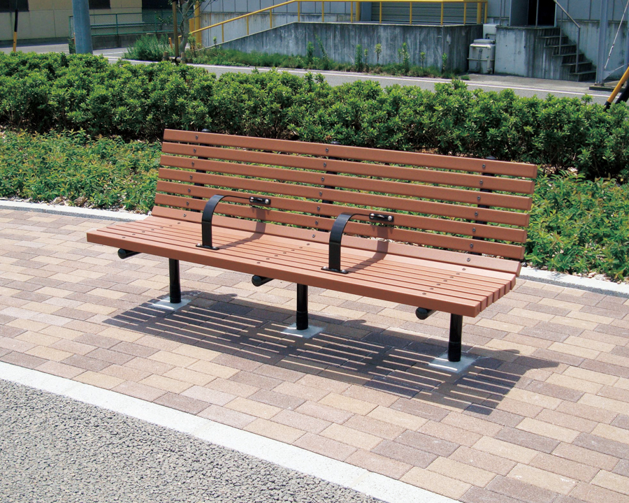背付きベンチ用 肘掛け (オプション)の画像