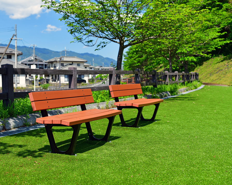 人権ふるさと公園（ベンチ）の画像