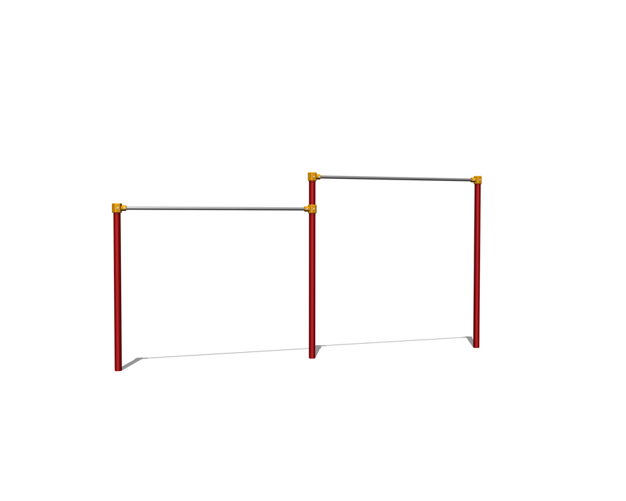 中鉄棒2連の画像